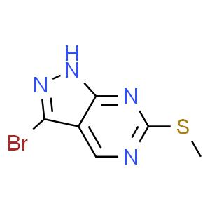 3-Bromo-6-(methylthio)-1H-pyrazolo[3,4-d]pyrimidine
