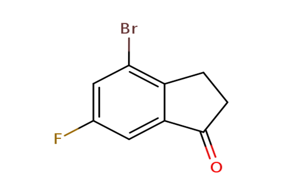 4-Bromo-6-fluoroindanone
