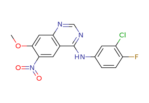 N-(3-chloro-4-fluorophenyl)-7-Methoxy-6-nitroquinazolin-4-aMine