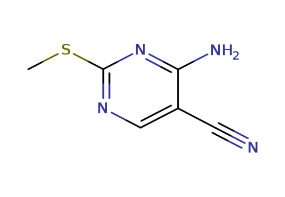 4-amino-5-cyano-2-methylthiopyrimidine