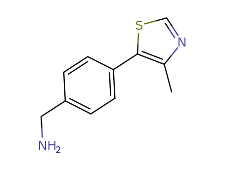 (4-(4-methylthiazol-5-yl)phenyl)methanamine