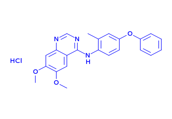 6,7-dimethoxy-N-(2-methyl-4-phenoxyphenyl)quinazolin-4-aminehydrochloride