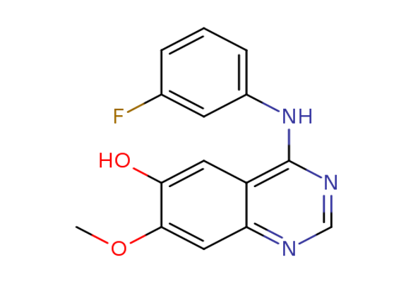 4-[(3-fluorophenyl)amino]-7-methoxy-quinazolin-6-ol