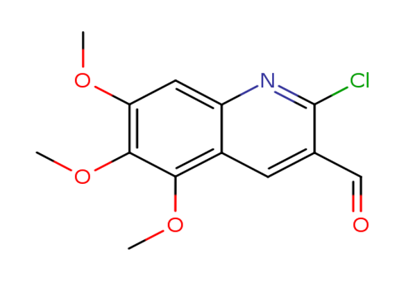 2-Chloro-5,6,7-trimethoxyquinoline-3-carbaldehyde