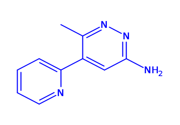 6-Methyl-5-(2-pyridinyl)-3-pyridazinamine