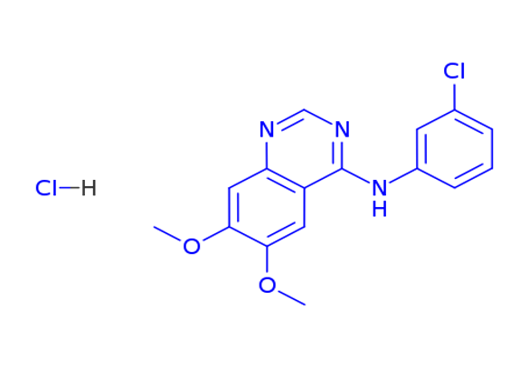 6,7-Dimethoxy-4-[N-(3-chlorophenyl)amino]quinazoline hydrochloride