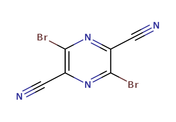 3,6-Dibromopyrazine-2,5-dicarbonitrile