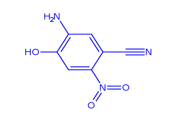 5-amino-4-hydroxy-2-nitrobenzonitrile