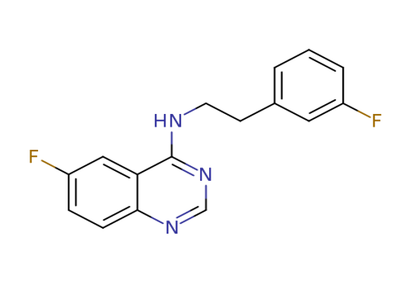 6-fluoro-N-[2-(3-fluorophenyl)ethyl]quinazolin-4-amine
