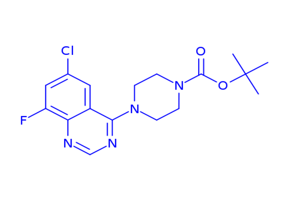 tert-Butyl 4-(6-chloro-8-fluoroquinazolin-4-yl)piperazine-1-carboxylate