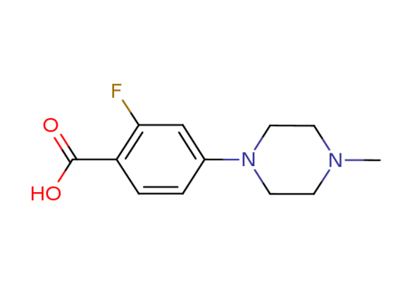 2-Fluoro-4-(4-Methyl-1-piperazinyl)benzoic Acid