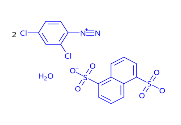 2,4-Dichlorobenzenediazonium 1,5-naphthalenedisulfonate hydrate