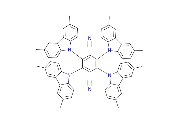 2,3,5,6-tetrakis(3,6-dimethyl-9H-carbazol-9-yl)terephthalonitrile