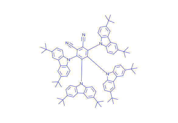 3,4,5,6-Tetrakis(3,6-di-t-butylcarbazol-9-yl)-1,2-dicyanobenzene