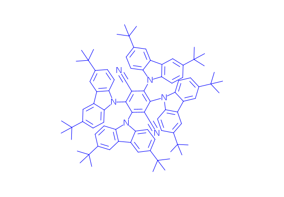 2,3,5,6-Tetrakis(3,6-di-tert-butylcarbazol-9-yl)-1,4-dicyanobenzene