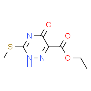 Ethyl3-(methylthio)-5-oxo-2,5-dihydro-1,2,4-triazine-6-carboxylate